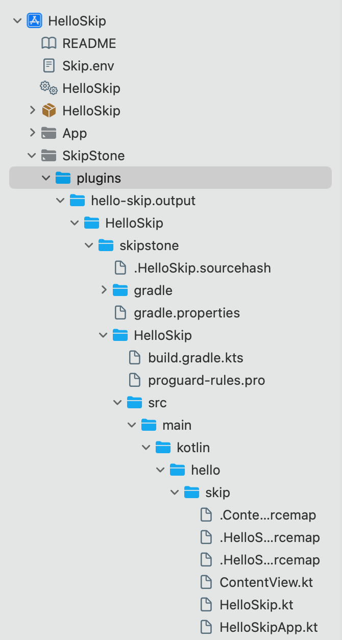 Transpiled source location